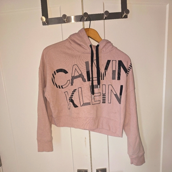 Calvin Klein Performance Crop Hoodie - Picture 1 of 4